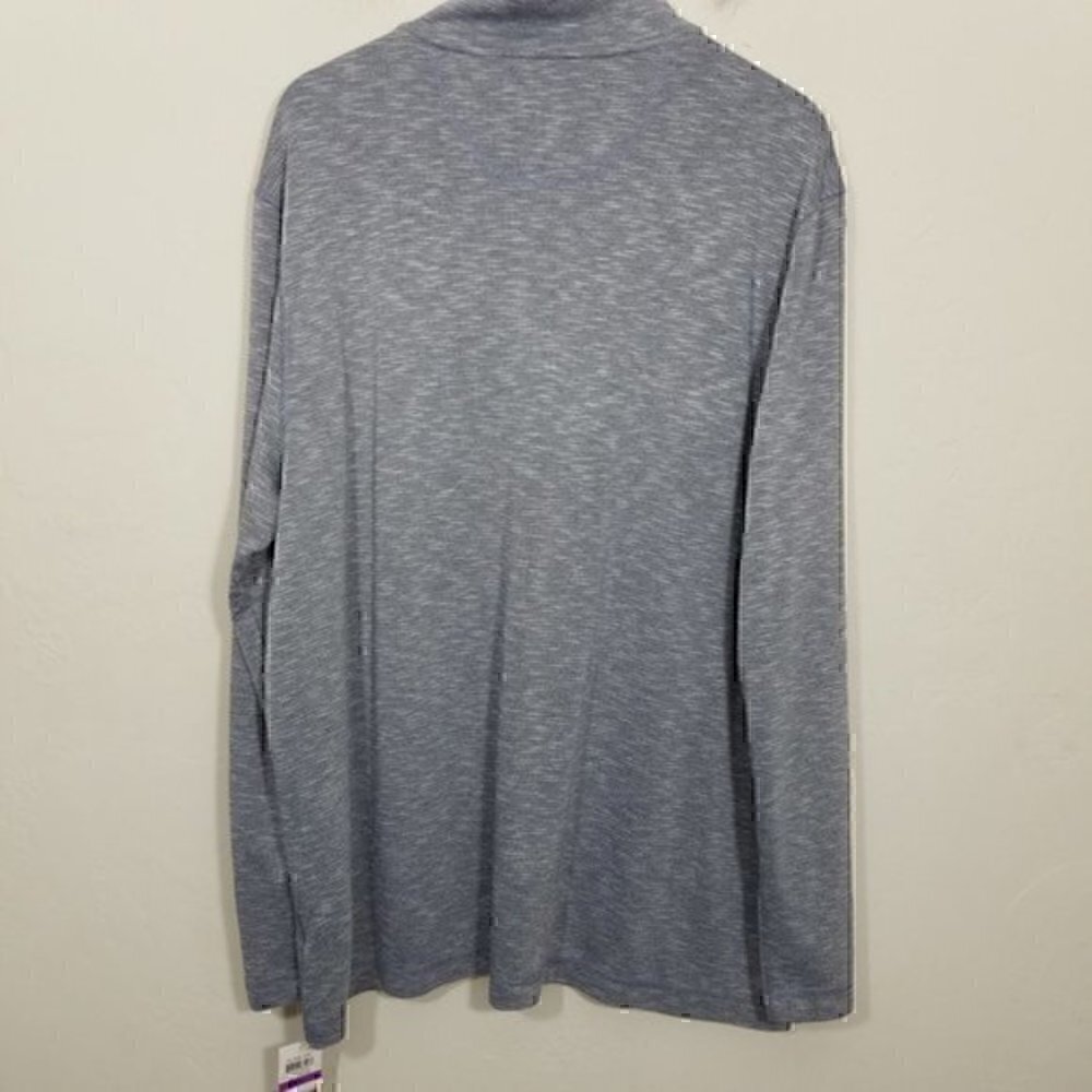 NWT Tasso Elba Island Sun protect UPF Protection Long Sleeve Quarter Zip Shirt - Picture 3 of 4